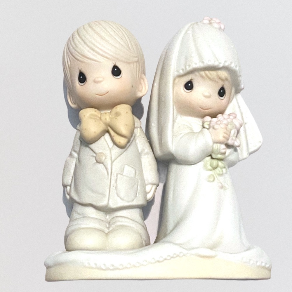 1979 Vintage Precious Moments Porcelain Wedding